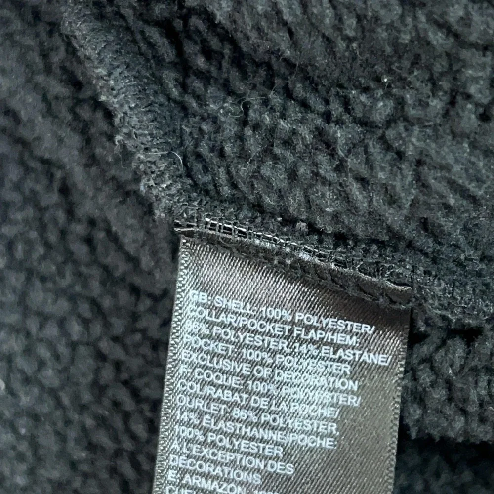 North Face Sweater Mens Medium Black Quarter Zip Pullover‎ Gordon Lyons 1/4 Gorp